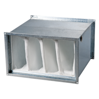 Filter-boxes - Accessories for ventilating systems - Series Vents FBK (rectangular)