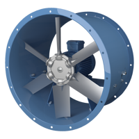 Medium pressure axial fans - Axial smoke extraction fans - Series Vents VPVO